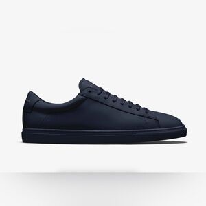 Oliver Cabell Men's Leather Sneakers "Low 1" (Navy)